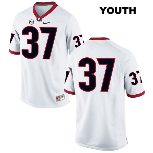 Georgia Bulldogs Youth Patrick Bond #37 NCAA No Name Authentic White Nike Stitched College Football Jersey KDG7256KQ